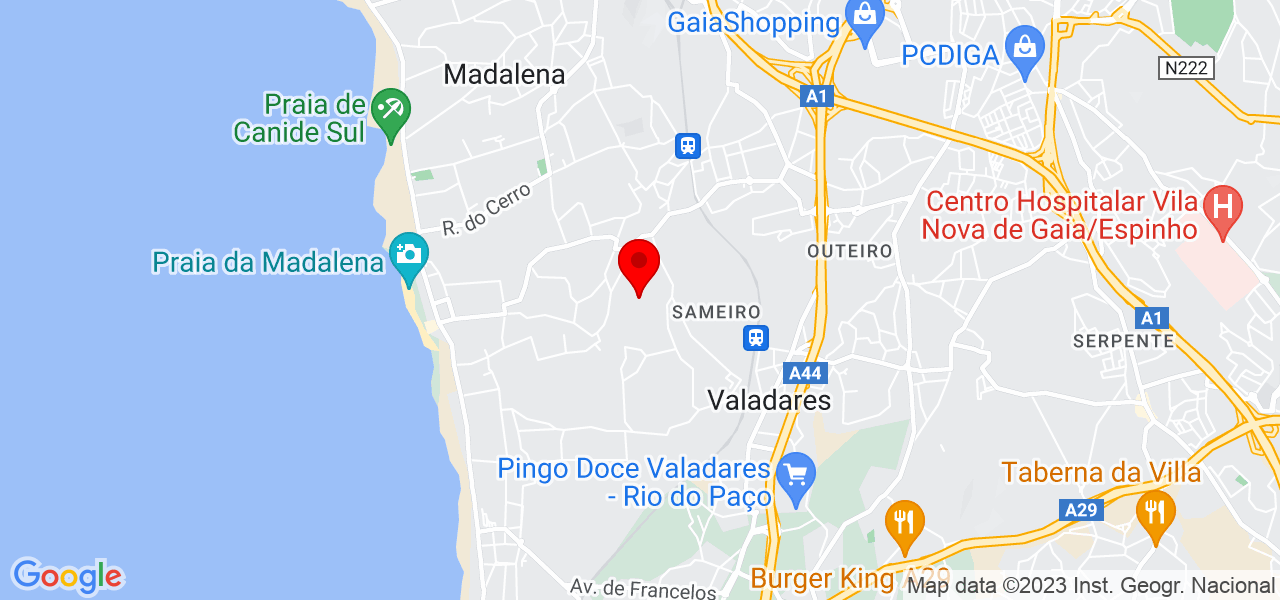 Filipe C. - Porto - Vila Nova de Gaia - Mapa