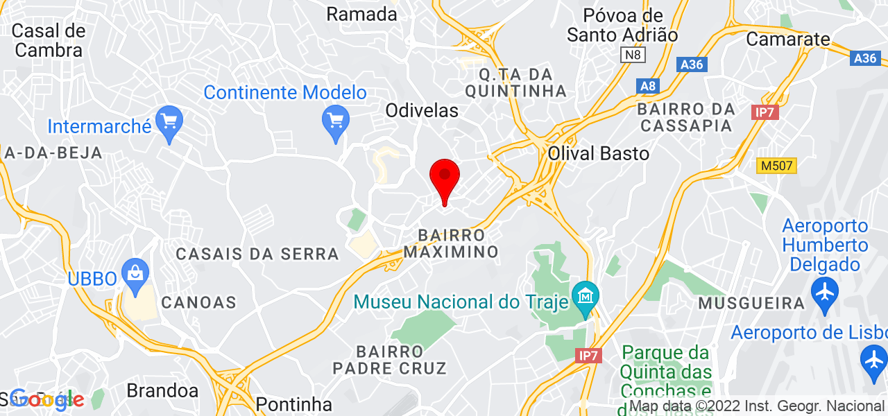Gurkirat Bal - Lisboa - Odivelas - Mapa