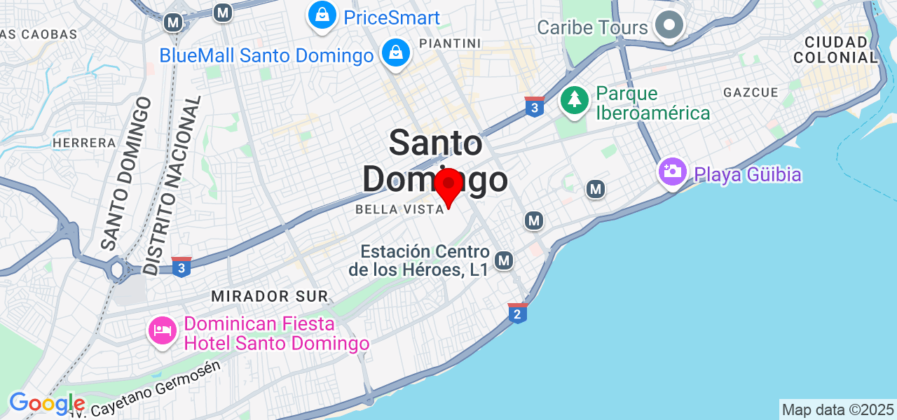 Lorena - Distrito Nacional - Santo Domingo de Guzmán - Map