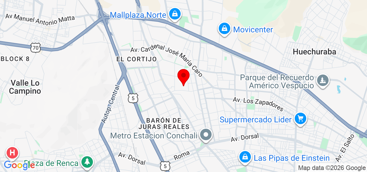 Muebles Numi - Región Metropolitana de Santiago - Santiago - Map