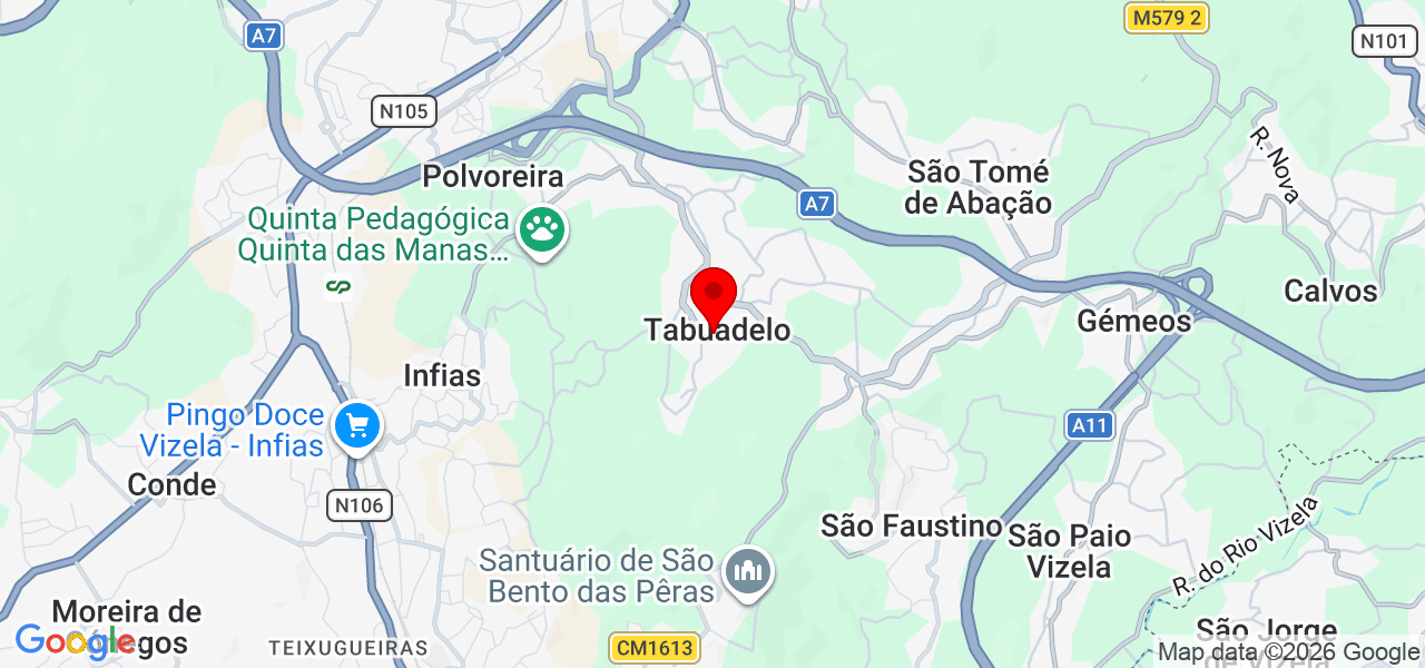 Paulo Pestana - Braga - Guimarães - Map
