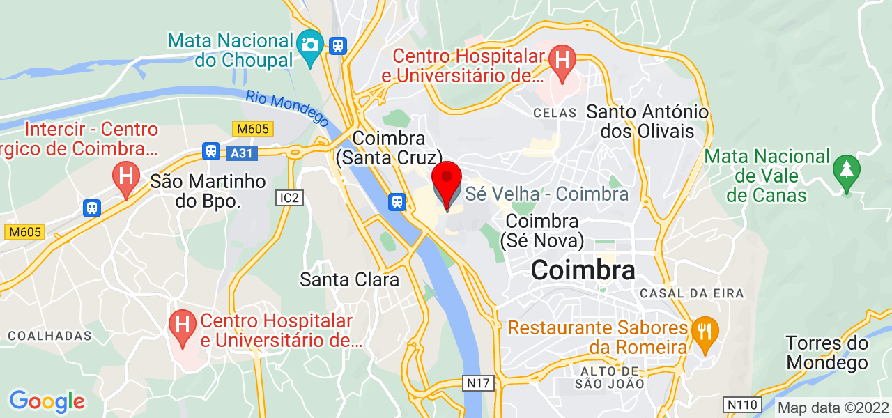 Mondego Clean - Coimbra - Coimbra - Mapa