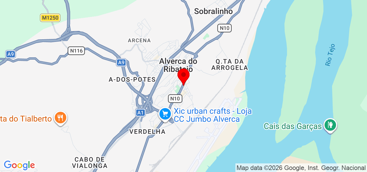 Ana Santos Groomer - Lisboa - Vila Franca de Xira - Mapa