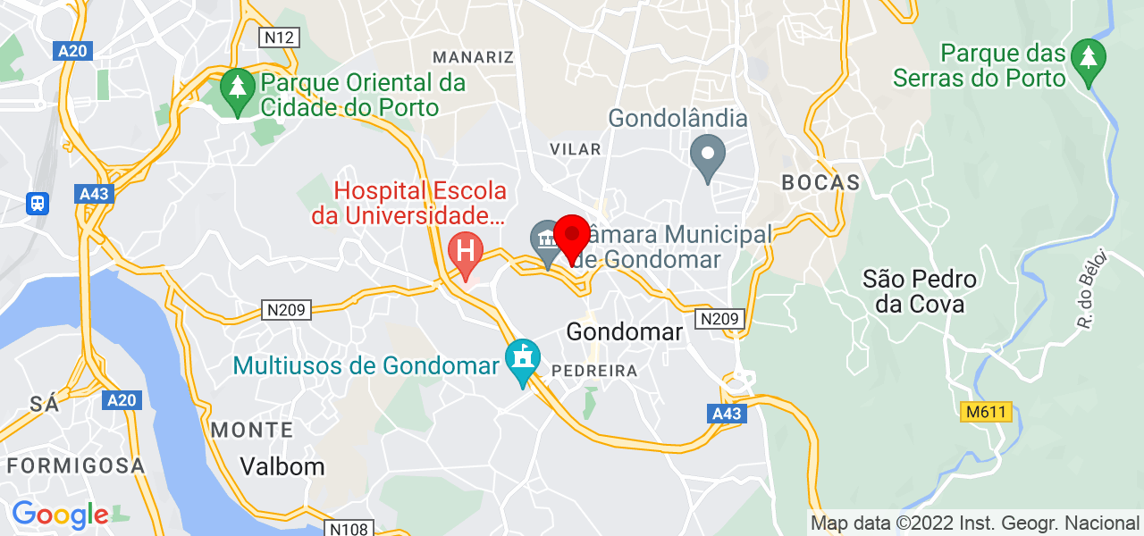 ADC GEST&Atilde;O - GABINETE DE CONTABILIDADE - Porto - Gondomar - Mapa