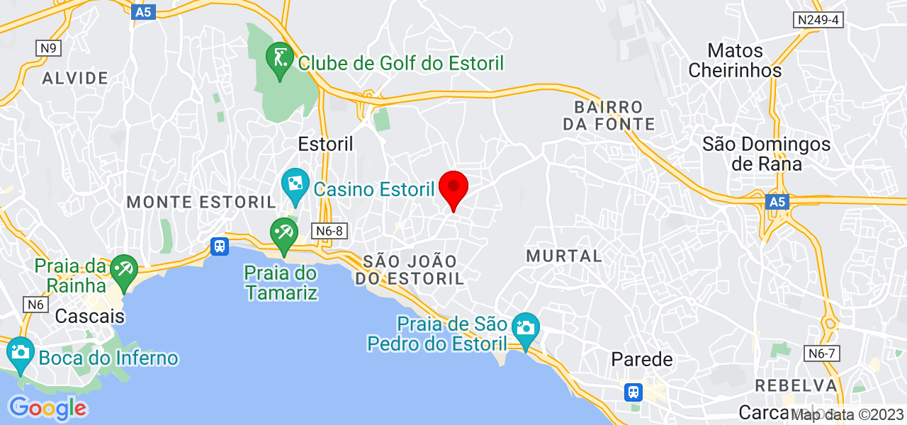 Luiz Gustavo Silva - Lisboa - Cascais - Mapa