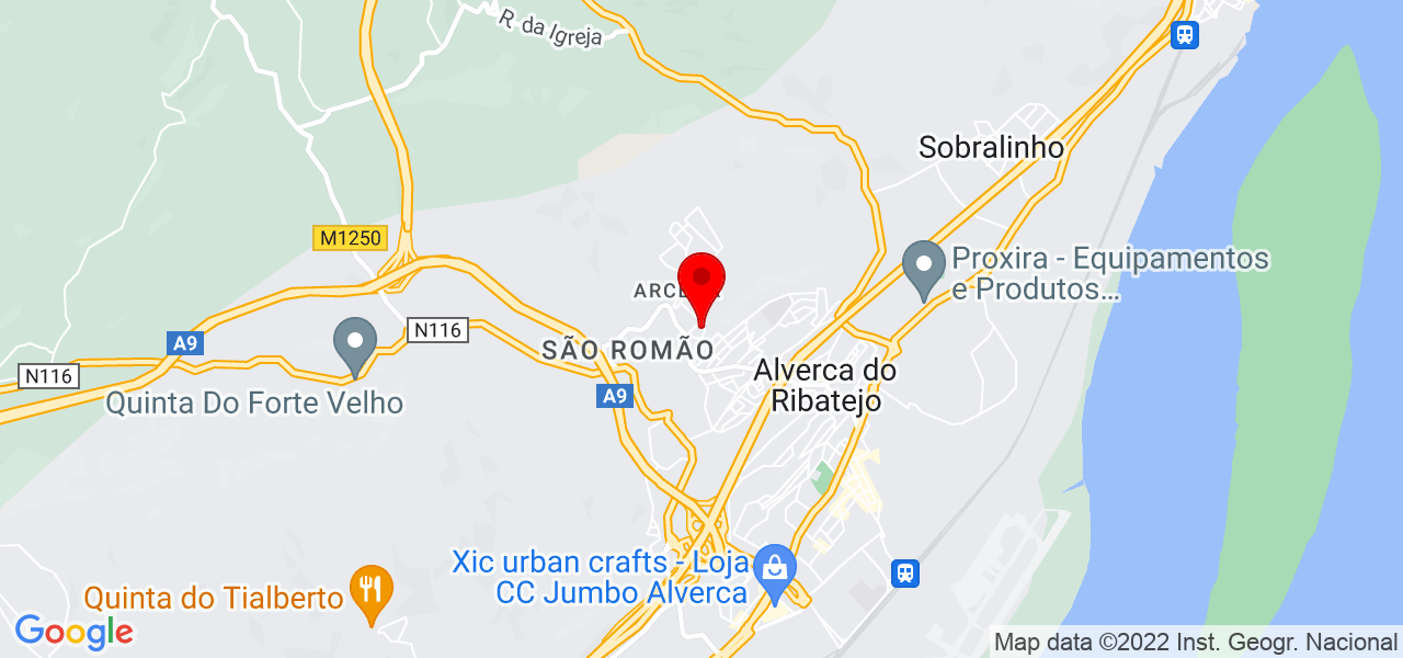JOS&Eacute; NETO FERREIRA DE ARA&Uacute;JO - Lisboa - Vila Franca de Xira - Mapa