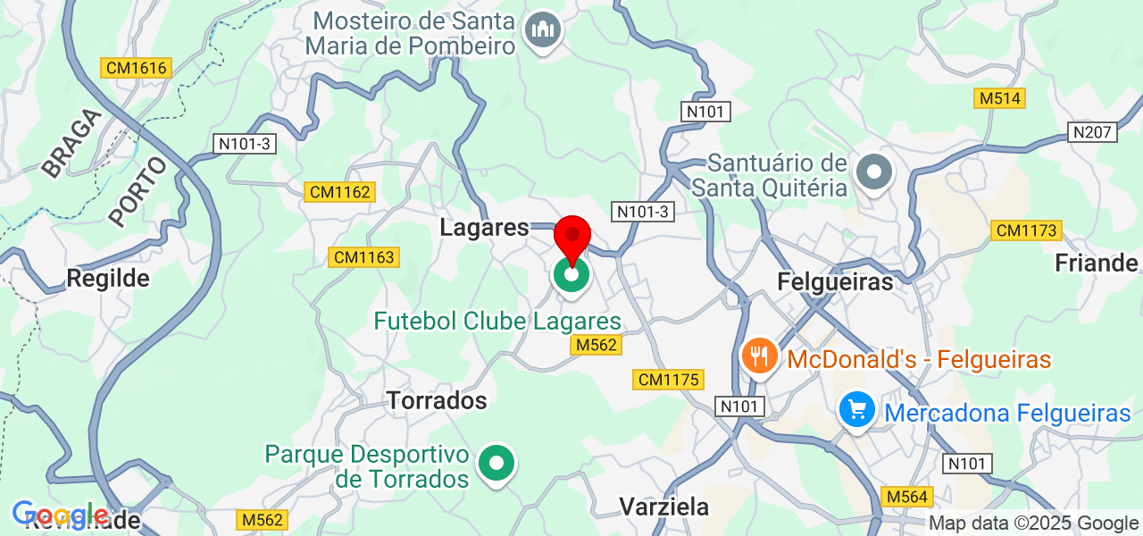 Sara filipe - Porto - Felgueiras - Map