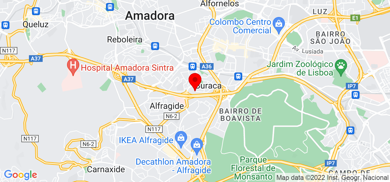 Lucas Israel - Lisboa - Amadora - Mapa