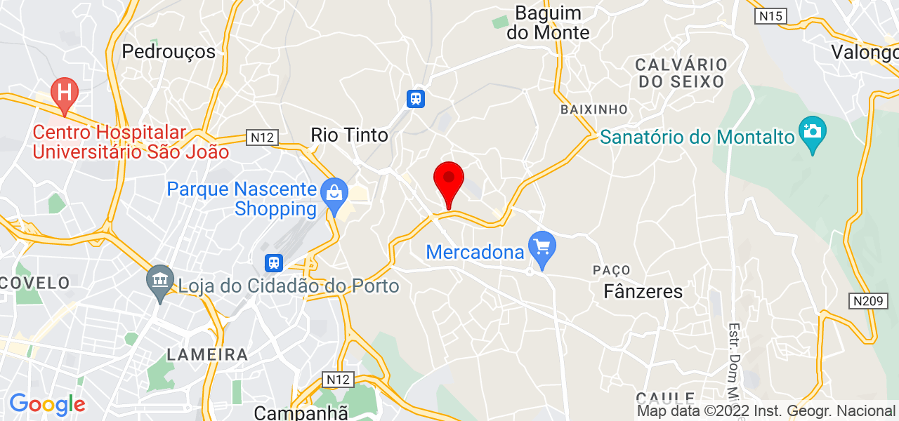 VIDAGUA - Porto - Gondomar - Mapa