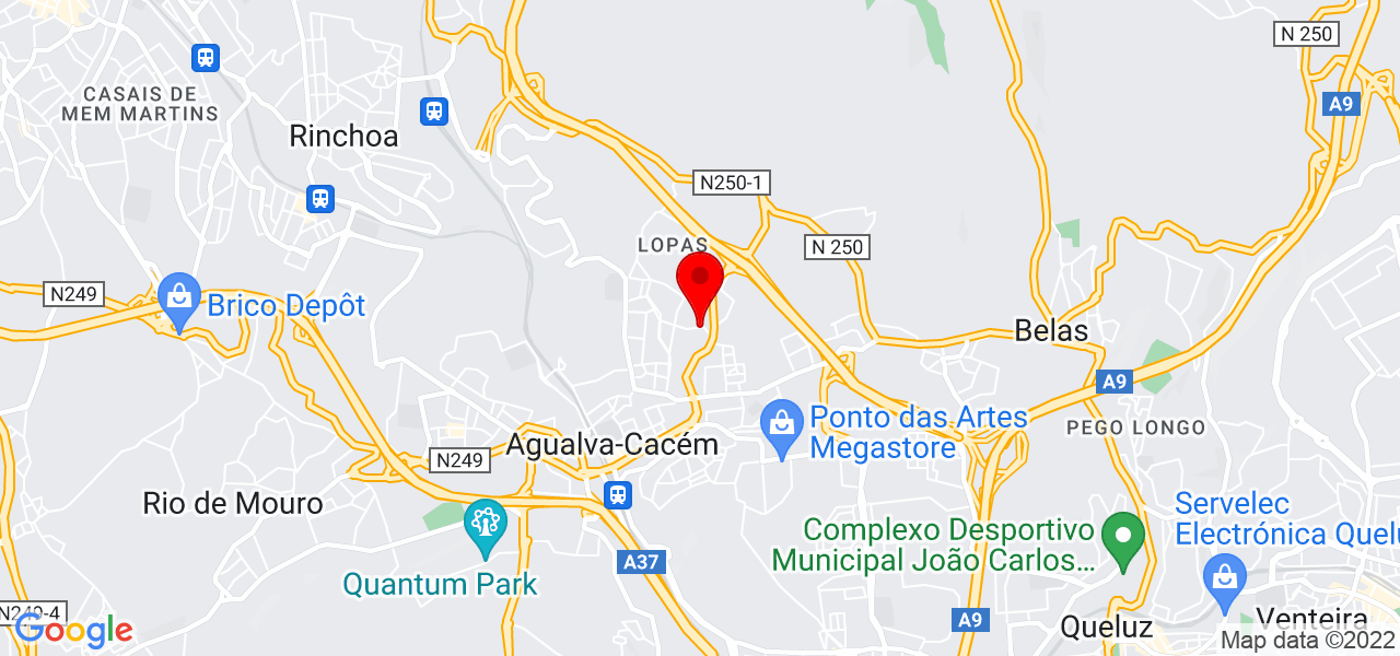 Bruno Castro - Lisboa - Sintra - Mapa