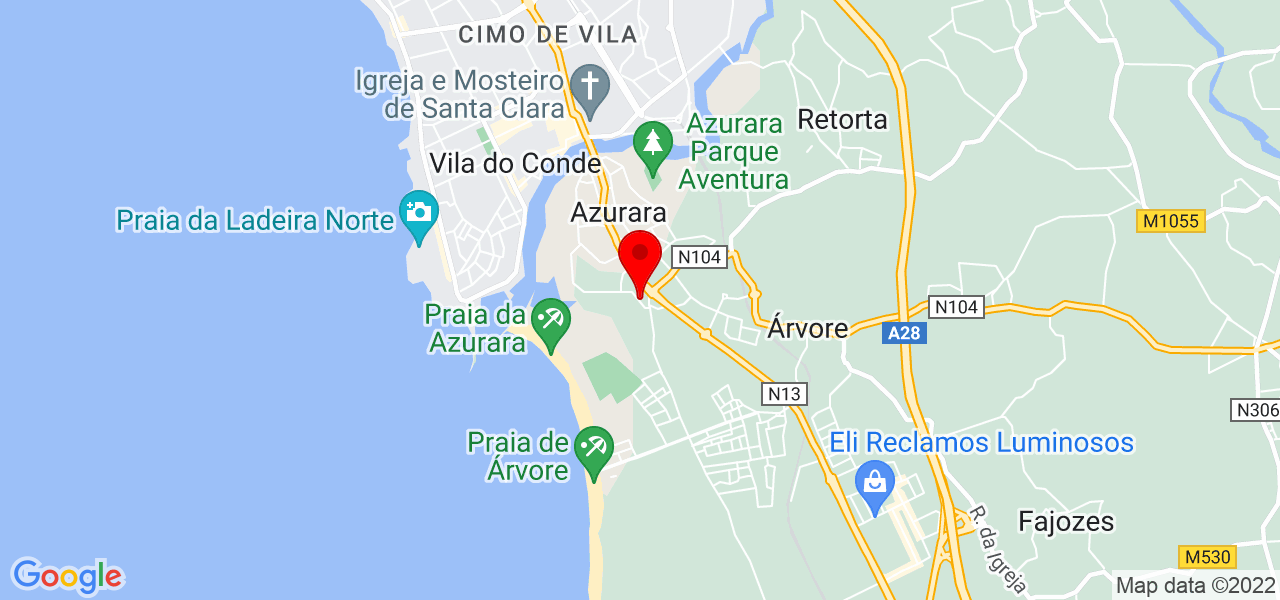 Ana - Porto - Vila do Conde - Mapa