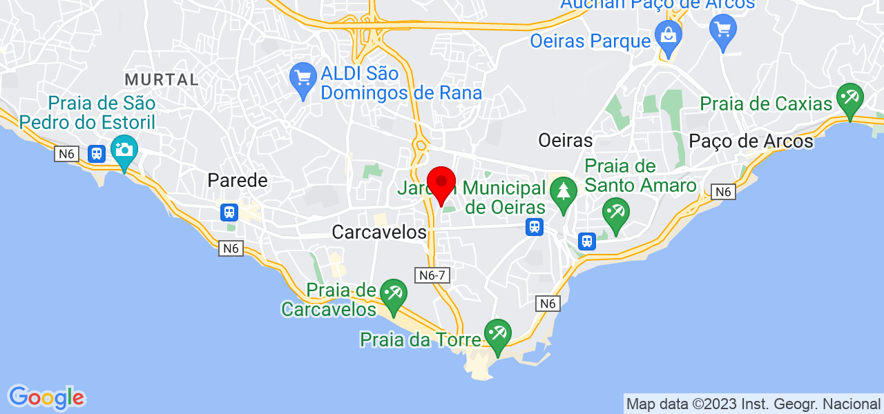 Carolina Correia - Lisboa - Cascais - Mapa