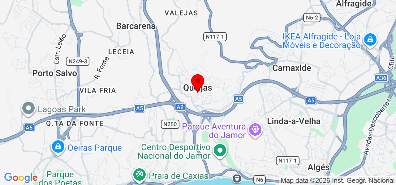 Lanoar - Lisboa - Oeiras - Carte