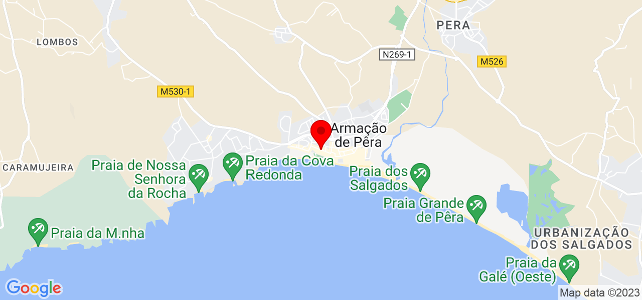 Ant&oacute;nio Carvalho - Faro - Silves - Mapa