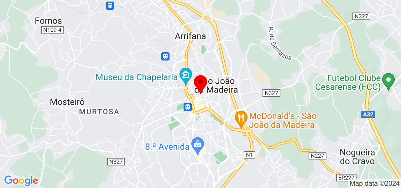 Terapeuta Susana Santos - Aveiro - São João da Madeira - Mapa