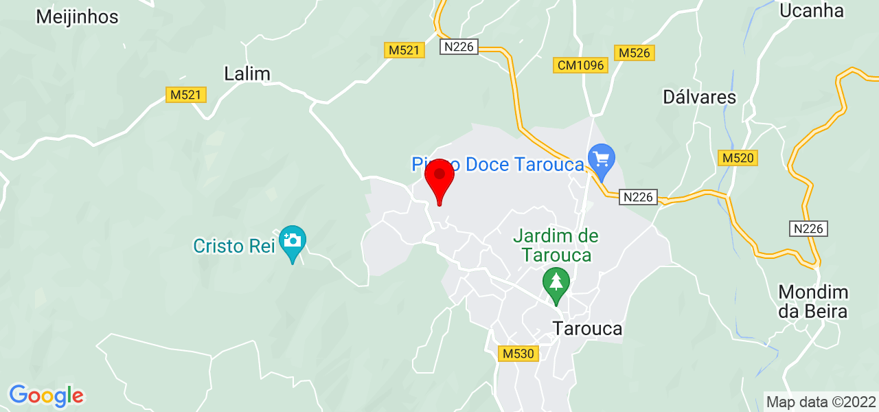 Margarida S&aacute; Fran&ccedil;a - Viseu - Tarouca - Mapa