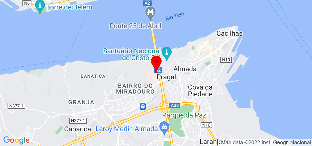 Ivo soares - Setúbal - Almada - Mapa