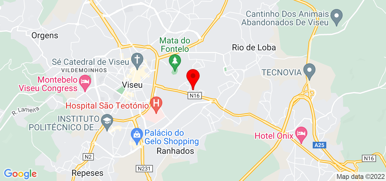 Ant&oacute;nio Marcos Teixeira - Viseu - Viseu - Mapa