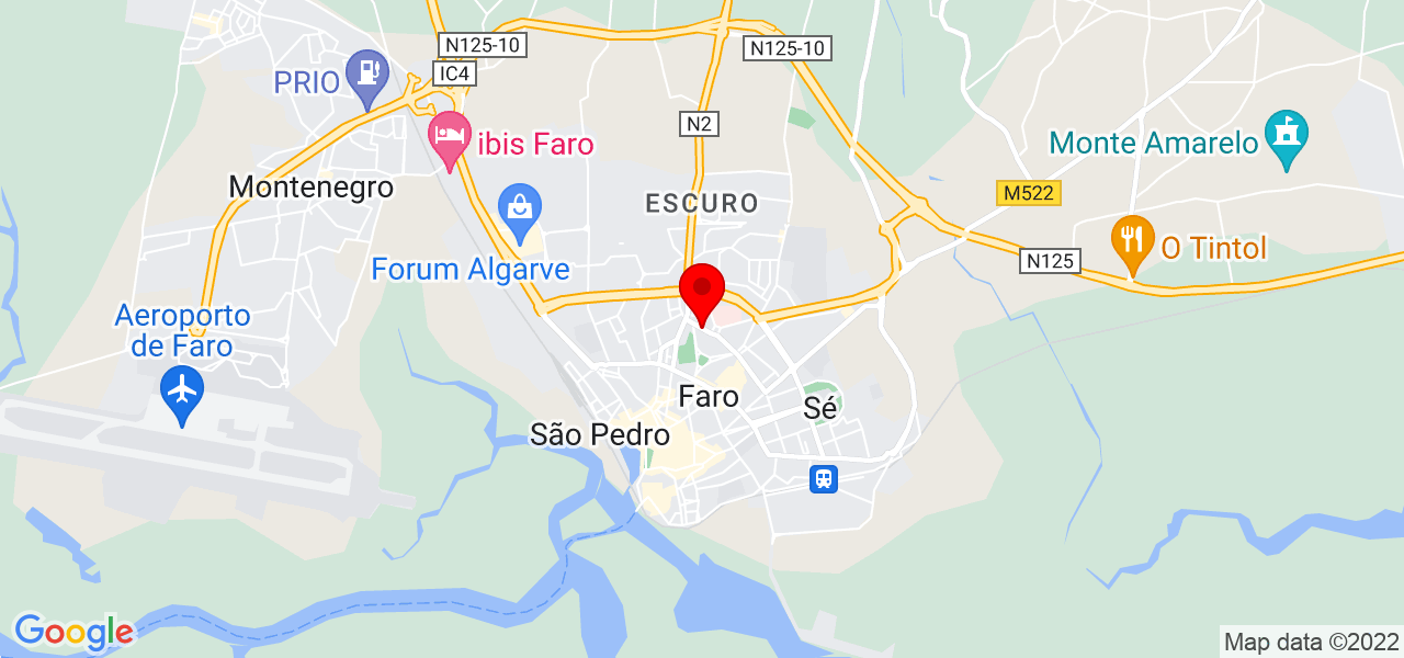 Iracema Nascimento - Faro - Faro - Mapa