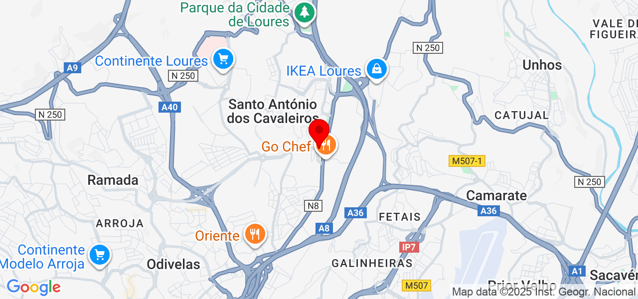 Bete limpesa - Lisboa - Loures - Mapa