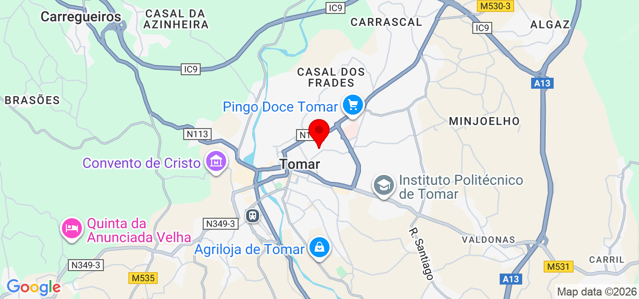 Insight Instalações - Santarém - Tomar - Karte