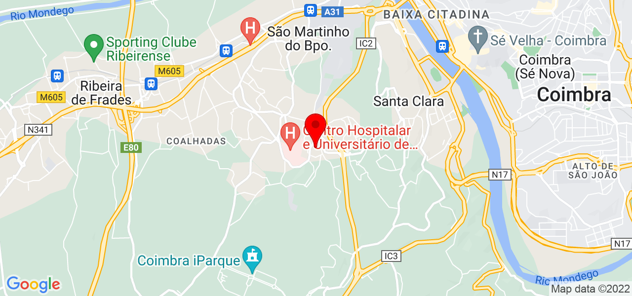 L&iacute;dia - Coimbra - Coimbra - Mapa