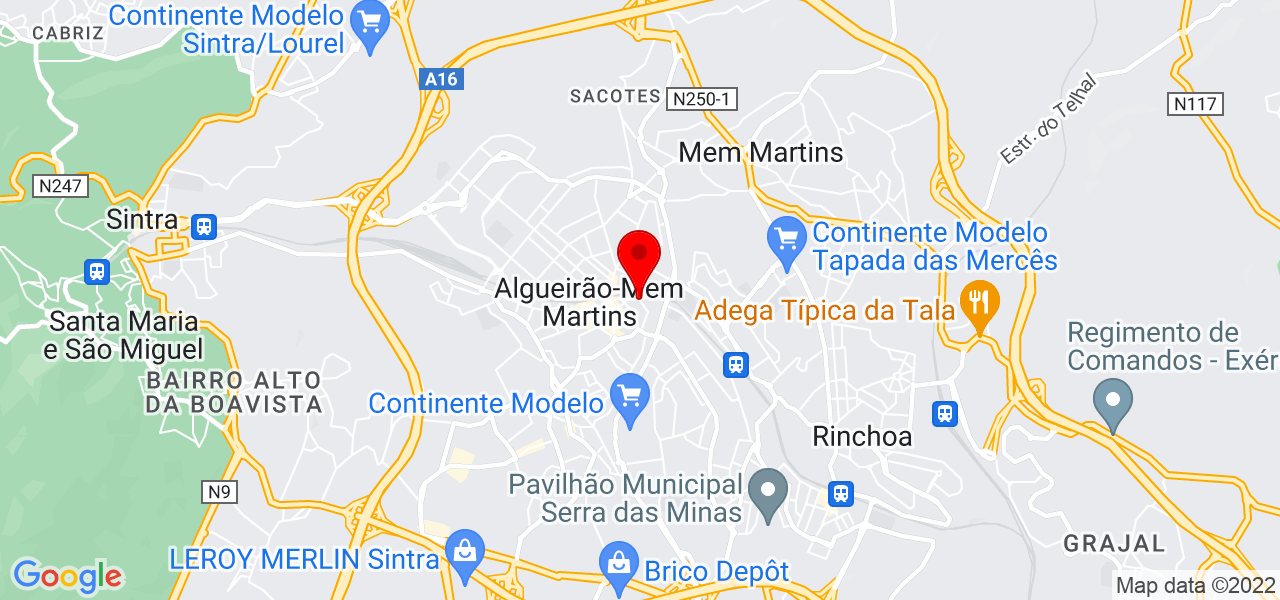 IBEROSOLAR LDA - Setúbal - Palmela - Mapa