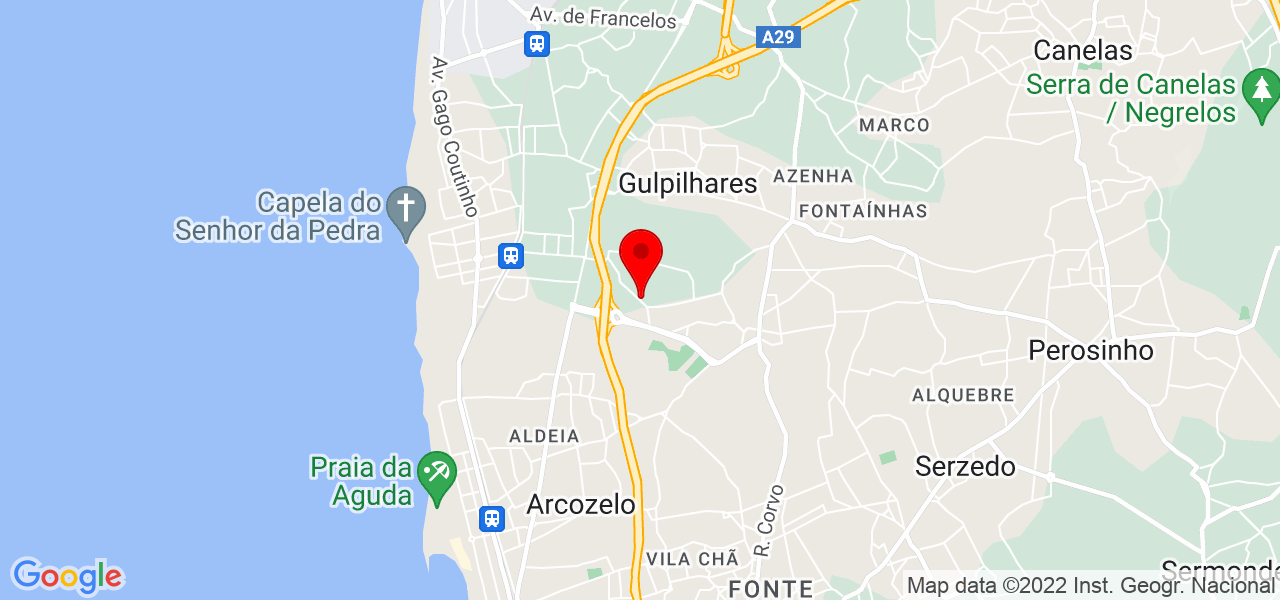 Giovanni Chinazzo - Porto - Vila Nova de Gaia - Mapa