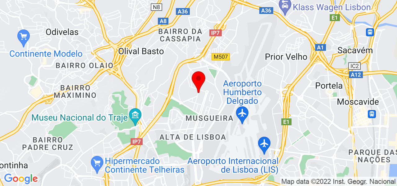 Raquel pereira - Lisboa - Lisboa - Mapa