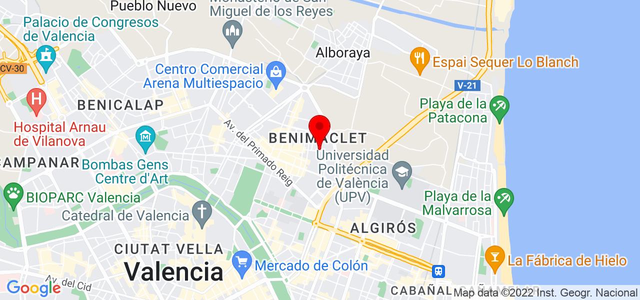iArtist - Comunidad Valenciana - Valencia - Mapa