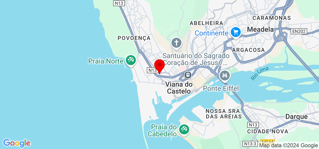 Rutilene de Oliveira Cavalcante - Viana do Castelo - Viana do Castelo - Karte