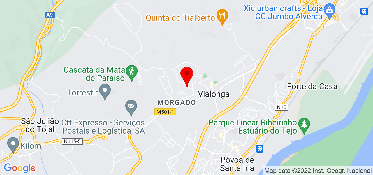 Rita Correia - Lisboa - Vila Franca de Xira - Mapa