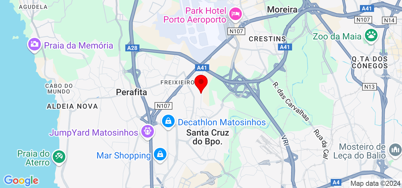 Pedro Barbosa - Marketing Wizard - Porto - Matosinhos - Map
