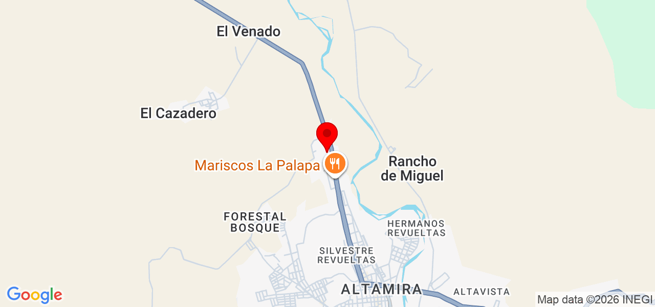 Sonido CAS - Durango - Santiago Papasquiaro - Map