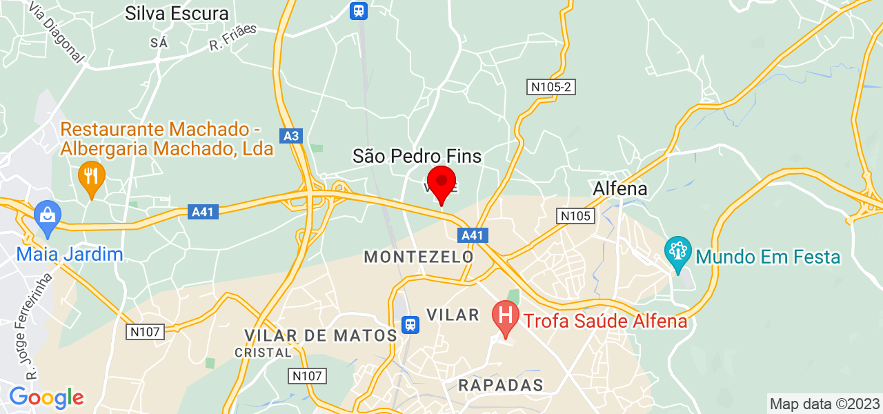Alexandra Silva - Porto - Maia - Mapa