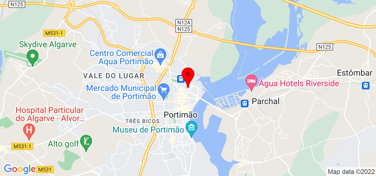 Sua Empresa na Net.pt - Faro - Portimão - Karte