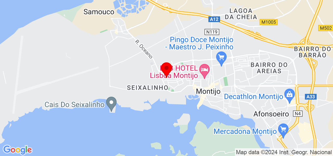 Afonso - Setúbal - Montijo - Mapa