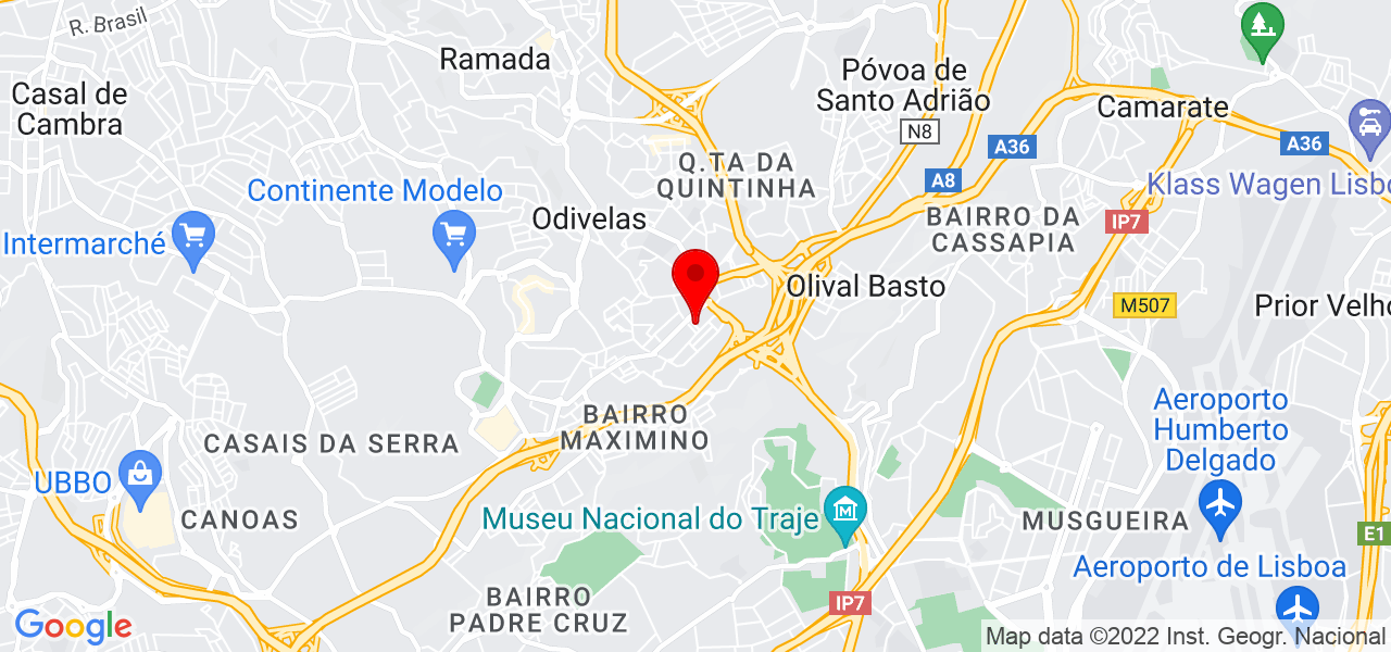 Carlos Maneta - Lisboa - Odivelas - Mapa