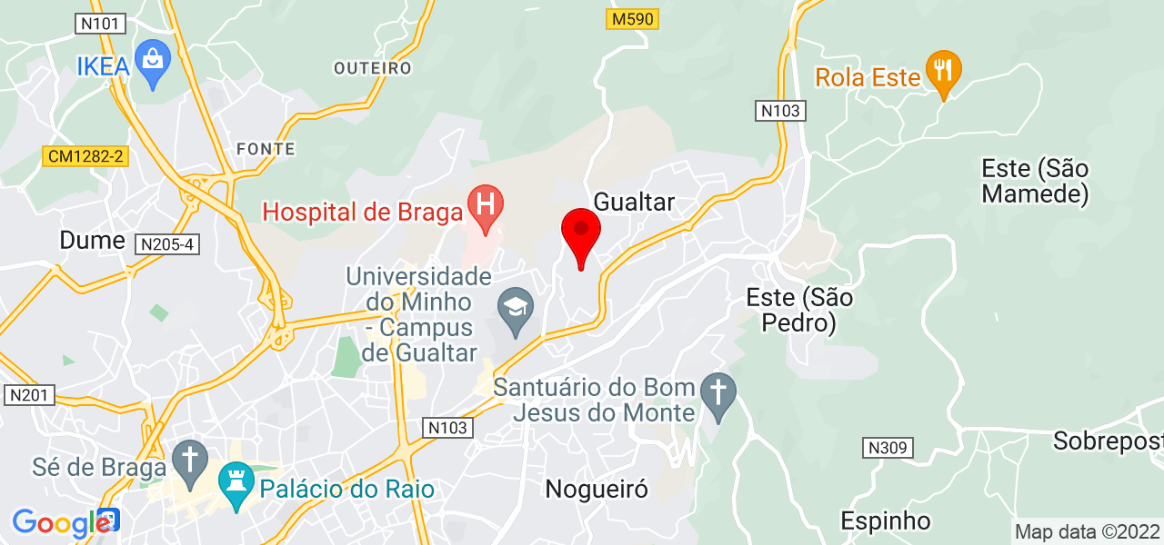 Clean - Braga - Braga - Mapa