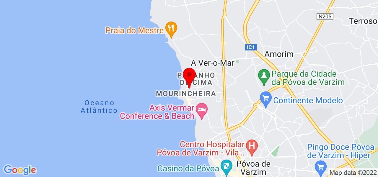 Silv&eacute;rio Novo - Porto - Póvoa de Varzim - Mapa