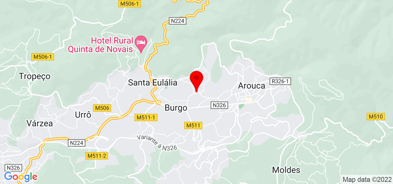 Flaviane Cristina - Aveiro - Arouca - Karte