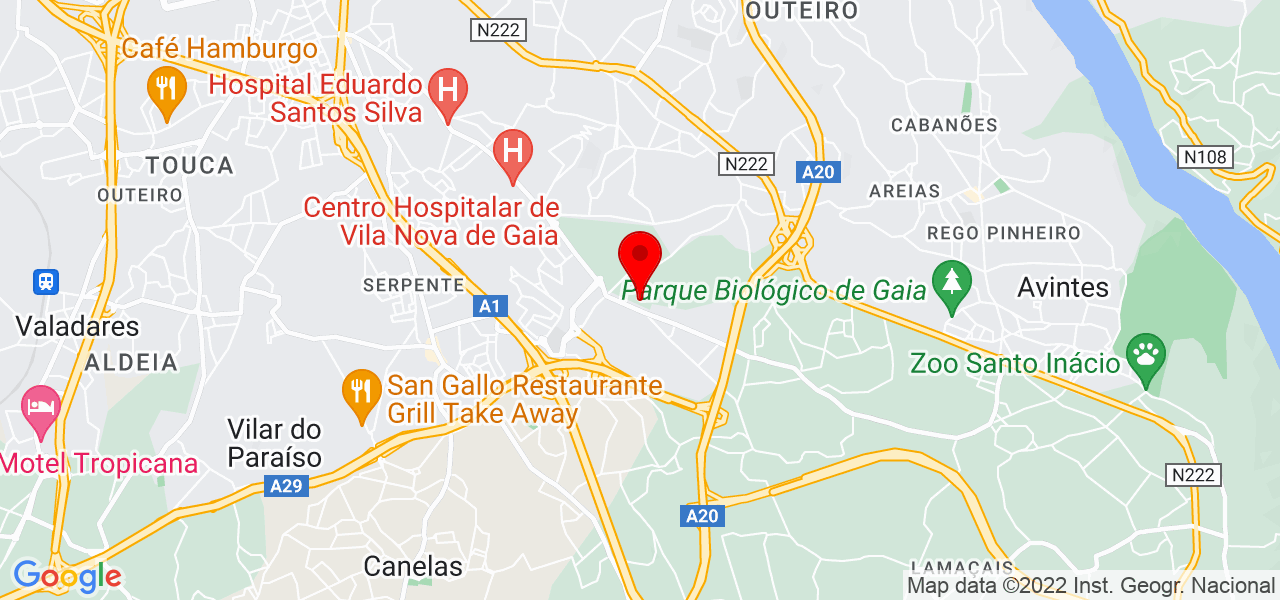 Compat&iacute;vel e vers&aacute;til carpintaria Lda - Porto - Vila Nova de Gaia - Mapa