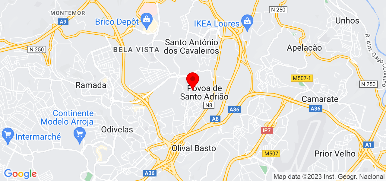 V&iacute;tor Ferreira - Lisboa - Odivelas - Mapa