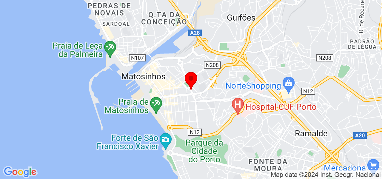 Dra. &Iacute;ris Pinto - Porto - Matosinhos - Mapa