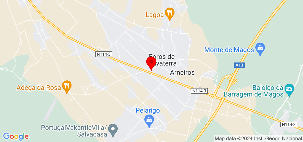 FD&amp;R Lda - Santarém - Salvaterra de Magos - Mapa