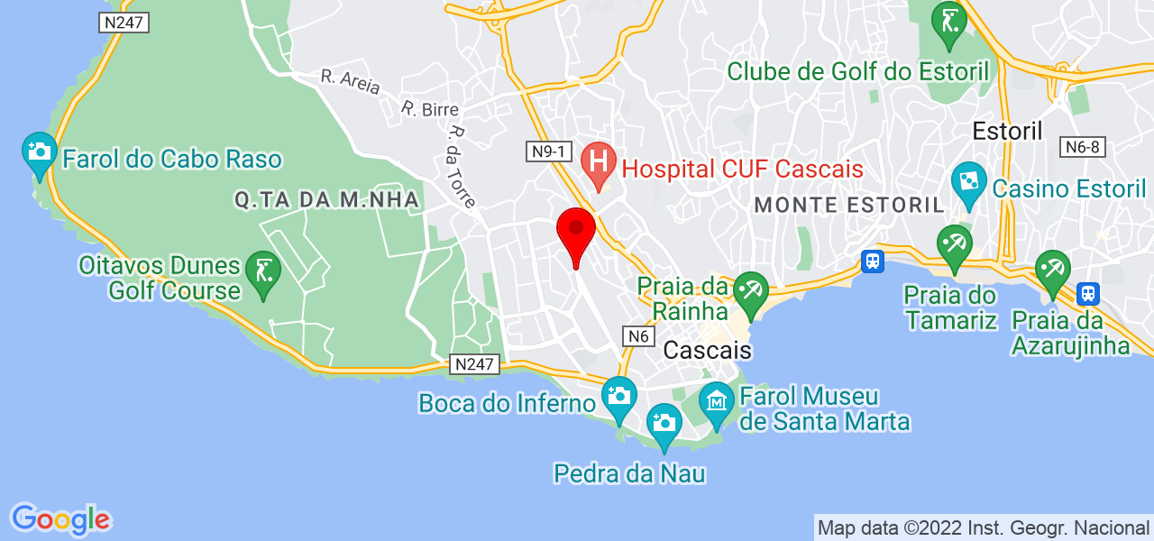 Clara Val&eacute;rio - Lisboa - Cascais - Mapa