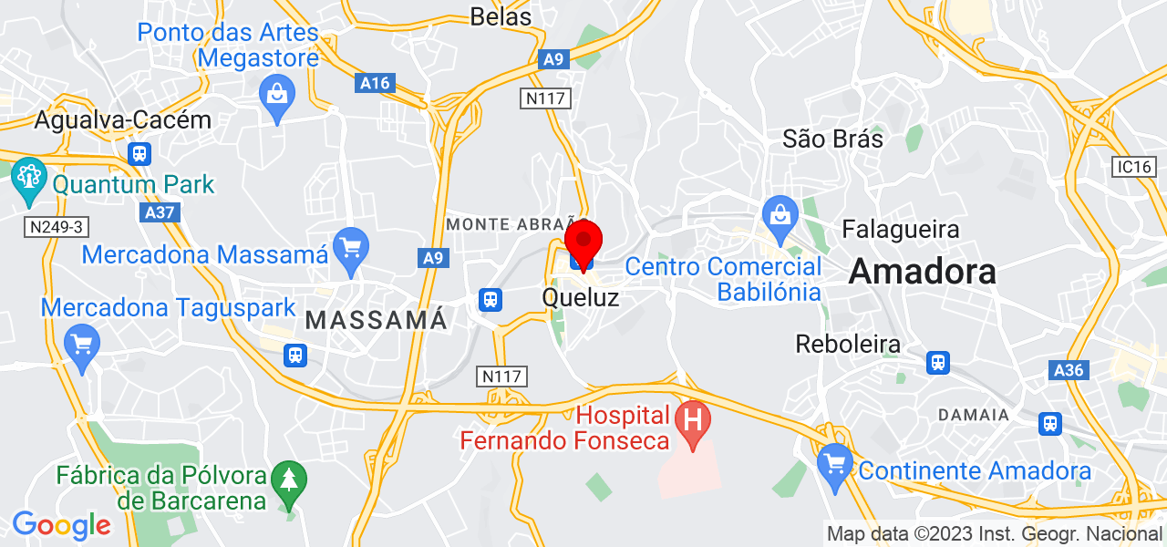 Luciana Silva - Lisboa - Sintra - Map