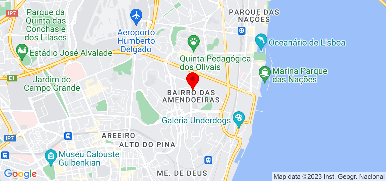 Andreia Castelo - Lisboa - Lisboa - Mapa