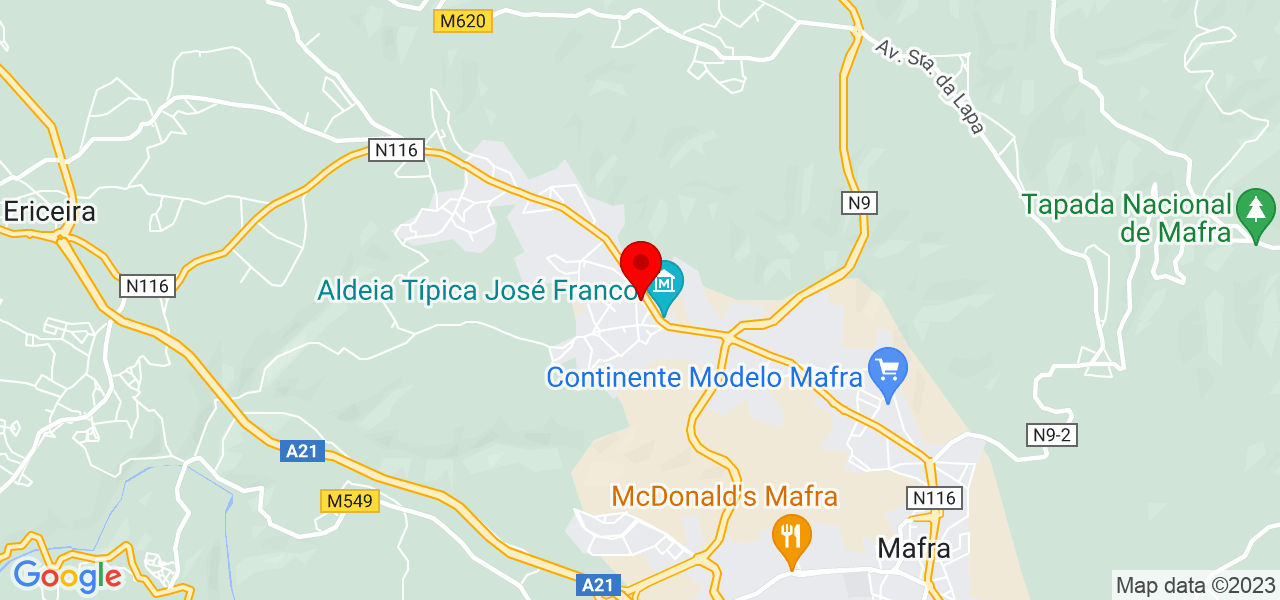 Walk Happy Dog - Lisboa - Mafra - Mapa