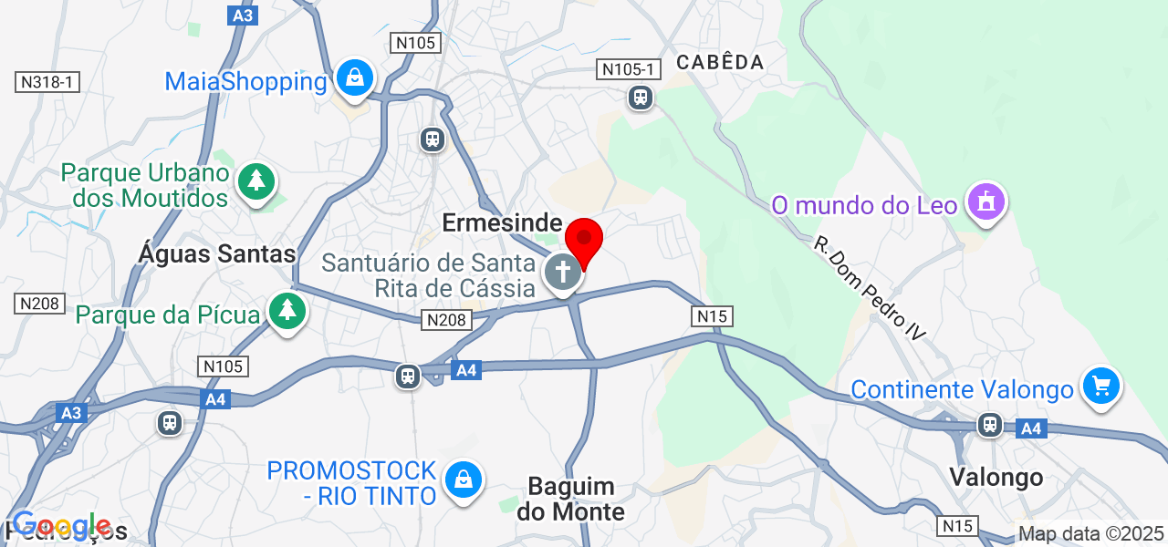 Renova Construtora - Porto - Valongo - Karte